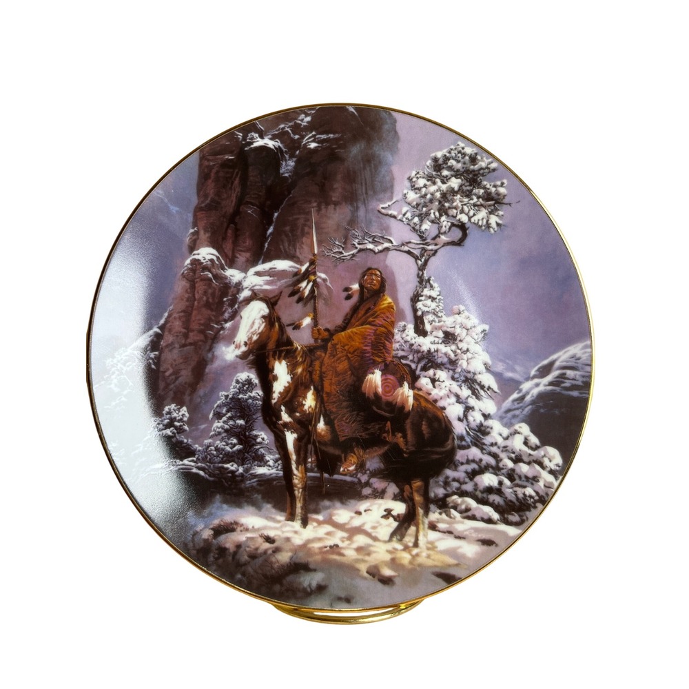 Vintage Hamilton Collection Mystic Warrior Plate Chuck Ren Mystic Warriors 1992